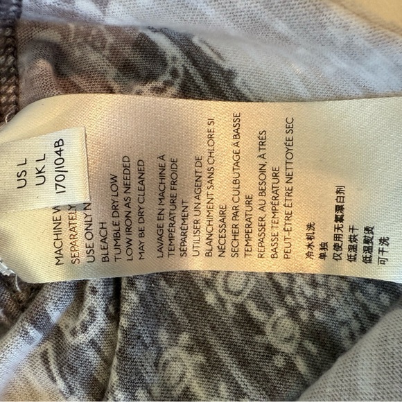 NWOT ✨ Free People Clarity Tee in Charcoal Combo - Picture 4 of 8